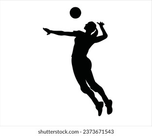 Sports silhouette vector set isolated on a white background 