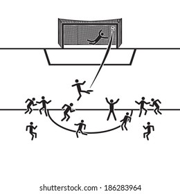 Sports situations - penalty goal