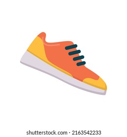 Sports Sneaker vector flat icon for web isolated on white background EPS 10 file