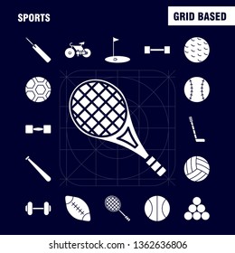 Sports Solid Glyph Icon for Web, Print and Mobile UX/UI Kit. Such as: Baseball, Stick, Bat, Sports, Bat, Cricket Bat, Cricket, Pictogram Pack. - Vector