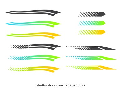 Sports stripes, car, Truck, Motorcycle Racing stickers. Vehicle Graphics