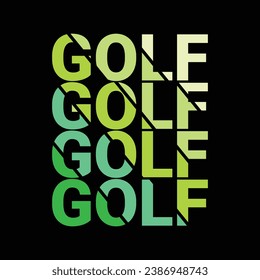 Sports t shirt design. Golf Sports Vector Illustration quote. Design template for t shirt, typography, print, poster, banner, gift card, label sticker, flyer, mug design etc. EPS-10. POD