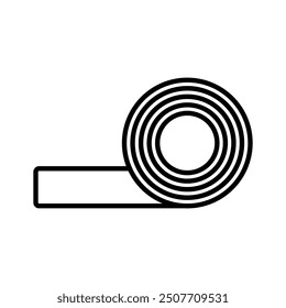 Sports tape line icon editable stroke vector clipart