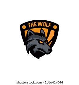 Sports Team Wolf Wolves Logo Template Vector 