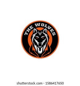 Sports Team Wolf Wolves Logo Template Stock Vector (Royalty Free ...