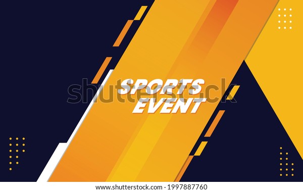 Sports\
and tech event poster vertical flyer with Orange gradient\
geometrical shapes poster free vector\
background