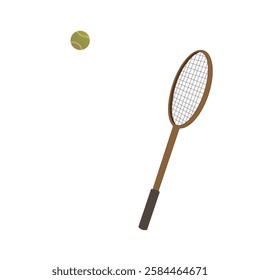 Sports, tennis, racket and ball