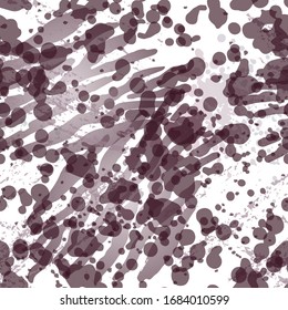 Sports Textile. Fashion Concept. Distress Print. Bordo, Pink Illustration. Camo Surface Textile. Ink Stains. Spray Paint. Splash Blots. Artistic Creative Vector Background.