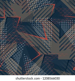 Sports textile modern seamless pattern wallpaper background. Vector bright print for fabric or wallpaper. Camouflage Sport. T-shirt and apparels print graphic vector. Urban Camo 