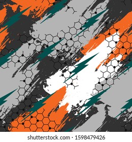 Sports textile modern seamless pattern wallpaper background. Vector bright print for fabric or wallpaper.