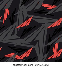 Sports textile modern seamless pattern wallpaper background. Vector bright print for fabric or wallpaper.  
