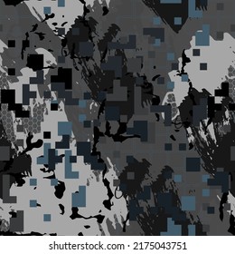 Sports textile modern seamless pattern wallpaper background. Vector bright print for fabric or wallpaper. Camouflage Sport. T-shirt and apparels print graphic vector. Urban Camouflage.