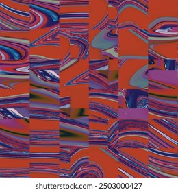 Diseño de fondo de curva colorido abstracto