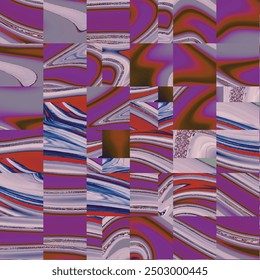 Diseño de fondo de curva colorido abstracto