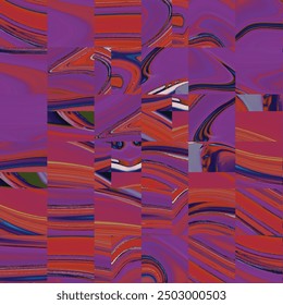 Diseño de fondo de curva colorido abstracto