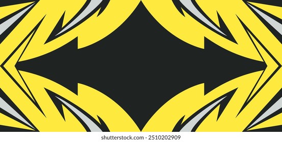 sports theme abstract yellow background with speed line art suitable for banner,poster cover design element	
