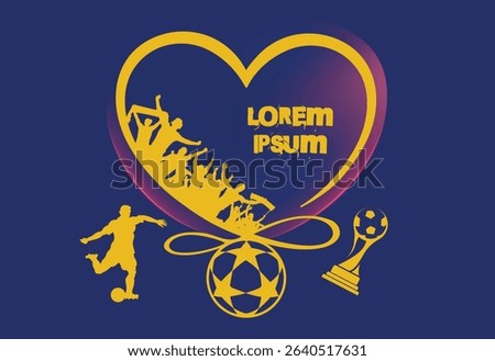 Sports themed vector design templates.