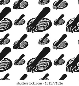sports throwing disc vector seamless pattern