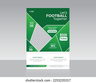Sports Tournament Championship Cup A4 size Flyer template