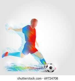 Sports training. Vector illustration.