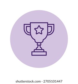 Esportes Troféu pentaglow, vetor, pixel perfeito, arquivo ilustrador 