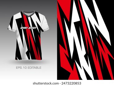 Sports t-shirt t-shirt design vector illustration with abstract background for sports club