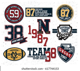 Sports Tshirt Graphic Stock Vector (Royalty Free) 617744153