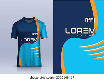 Sports t-shirt jersey design concept vector, sports jersey concept with front view. New Cricket Jersey design concept for soccer, Badminton, Football and volleyball