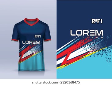 Sports t-shirt jersey design concept vector, sports jersey concept with front view. New Cricket Jersey design concept for soccer, Badminton, Football and volleyball