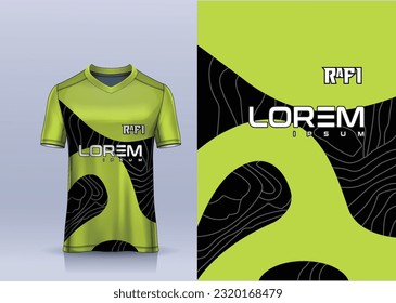 Sports t-shirt jersey design concept vector, sports jersey concept with front view. New Cricket Jersey design concept for soccer, Badminton, Football and volleyball