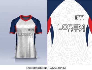 Sports t-shirt jersey design concept vector, sports jersey concept with front view. New Cricket Jersey design concept for soccer, Badminton, Football and volleyball