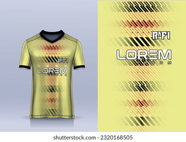 Sports t-shirt jersey design concept vector, sports jersey concept with front view. New Cricket Jersey design concept for soccer, Badminton, Football and volleyball