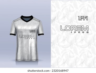 Sports t-shirt jersey design concept vector, sports jersey concept with front view. New Cricket Jersey design concept for soccer, Badminton, Football and volleyball