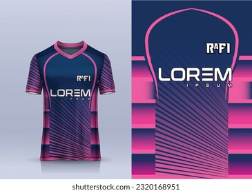 Sports t-shirt jersey design concept vector, sports jersey concept with front view. New Cricket Jersey design concept for soccer, Badminton, Football and volleyball