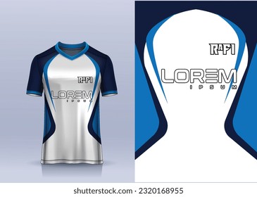 Sports t-shirt jersey design concept vector, sports jersey concept with front view. New Cricket Jersey design concept for soccer, Badminton, Football and volleyball