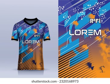 Sports t-shirt jersey design concept vector, sports jersey concept with front view. New Cricket Jersey design concept for soccer, Badminton, Football and volleyball