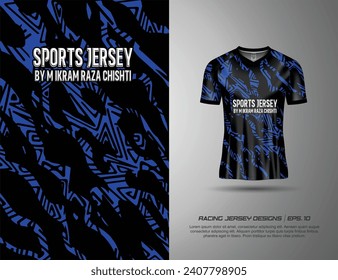 Sports t-shirt jersey design concept vector, sports jersey concept with front view. New Cricket Jersey