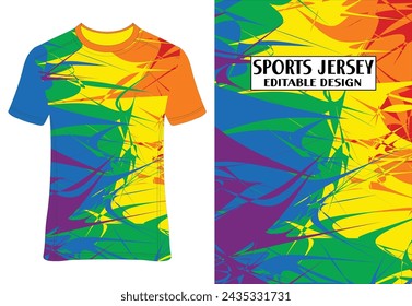 Sports T-Shirt Sublimation Designs eps 10