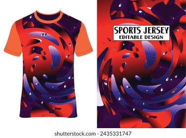 Sports T-Shirt Sublimation Designs eps 10