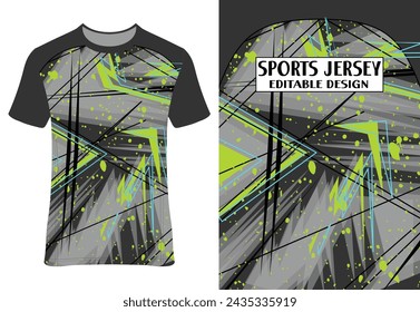 Sports T-Shirt Sublimation Designs eps 10