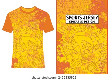 Sports T-Shirt Sublimation Designs eps 10