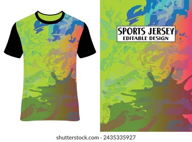 Sports T-Shirt Sublimation Designs eps 10
