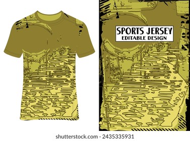 Sports T-Shirt Sublimation Designs eps 10