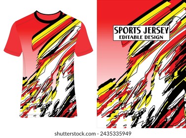 Sports T-Shirt Sublimation Designs eps 10