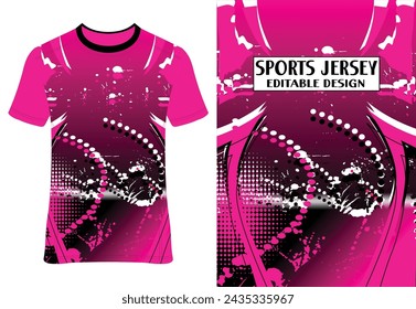 Sports T-Shirt Sublimation Designs eps 10