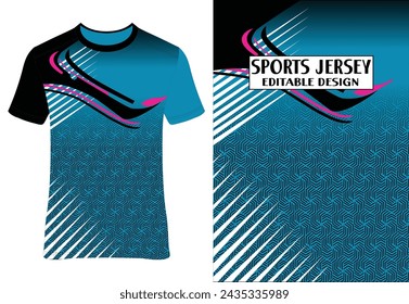 Sports T-Shirt Sublimation Designs eps 10