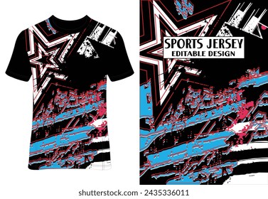 Sports T-Shirt Sublimation Designs eps 10