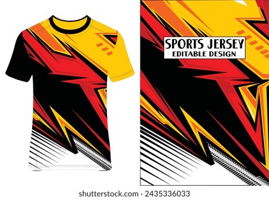 Sports T-Shirt Sublimation Designs eps 10