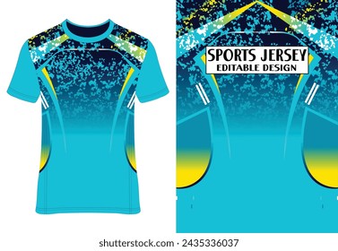 Sports T-Shirt Sublimation Designs eps 10