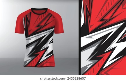 Sports T-Shirt Sublimation Designs eps10